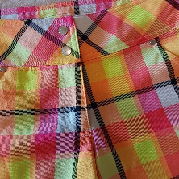 🌺 NEW Slazenger Bright Plaid Golf Shorts - Picture 2 of 9
